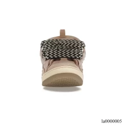 Lanvin Leather Curb Pink Shoes Sneakers - la0000005 - Image 3