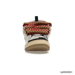 Lanvin Leather Curb White Ivory Shoes Sneakers - la0000001 - Image 3