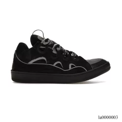 Lanvin Curb Sneaker Black Grey Shoes Sneakers - la0000003