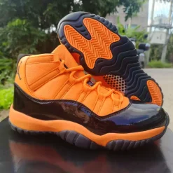 Air Jordan 11 Black Orange Shoes Sneakers - nk0004301 - Image 5