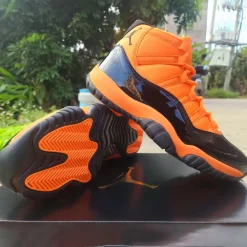 Air Jordan 11 Black Orange Shoes Sneakers - nk0004301 - Image 6