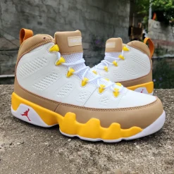 Air Jordan 9 Mustard Shoes Sneakers - nk0004422 - Image 3