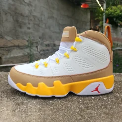 Air Jordan 9 Mustard Shoes Sneakers - nk0004422 - Image 4