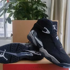 Air Jordan 8 Black Chrome Shoes Sneakers – nk0004038 - Image 8