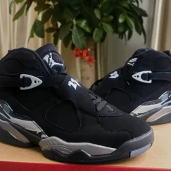 Air Jordan 8 Black Chrome Shoes Sneakers – nk0004038 - Image 9