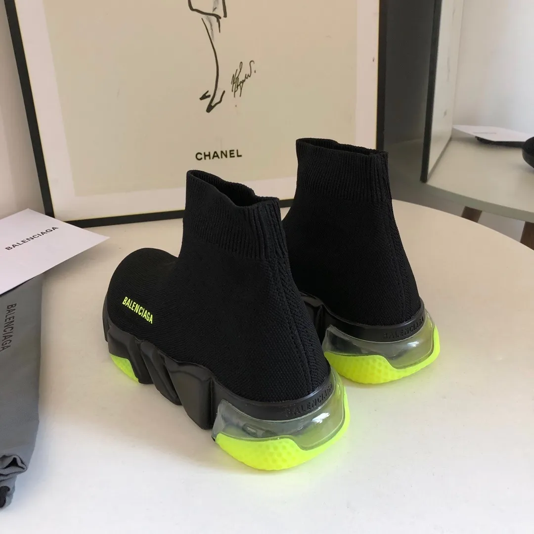 BLCG Speed Clear Sole Black Yellow Fluo Shoes Sneakers - bl0000029 - Image 7