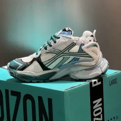 BLCG Runner White Teal Green Blue Shoes Sneakers - bl0000034 - Image 4
