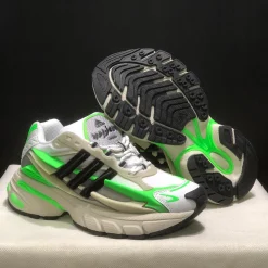 Pharrell x AD Adistar Jellyfish 'Focus Olive Real Green' Blue Shoes Sneakers - nk0004964 - Image 7