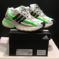 Pharrell x AD Adistar Jellyfish 'Focus Olive Real Green' Blue Shoes Sneakers - nk0004964 - Image 6