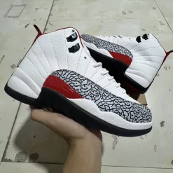 Air Jordan 12 Elephant Print Shoes Sneakers - nk0004639 - Image 4