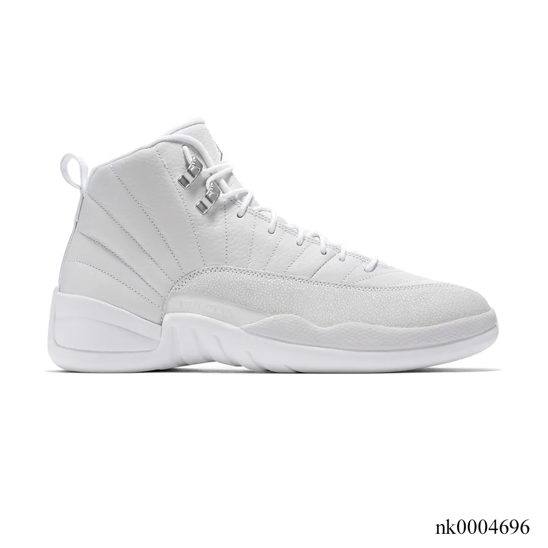 Air Jordan 12 Triple White Shoes Sneakers - nk0004696