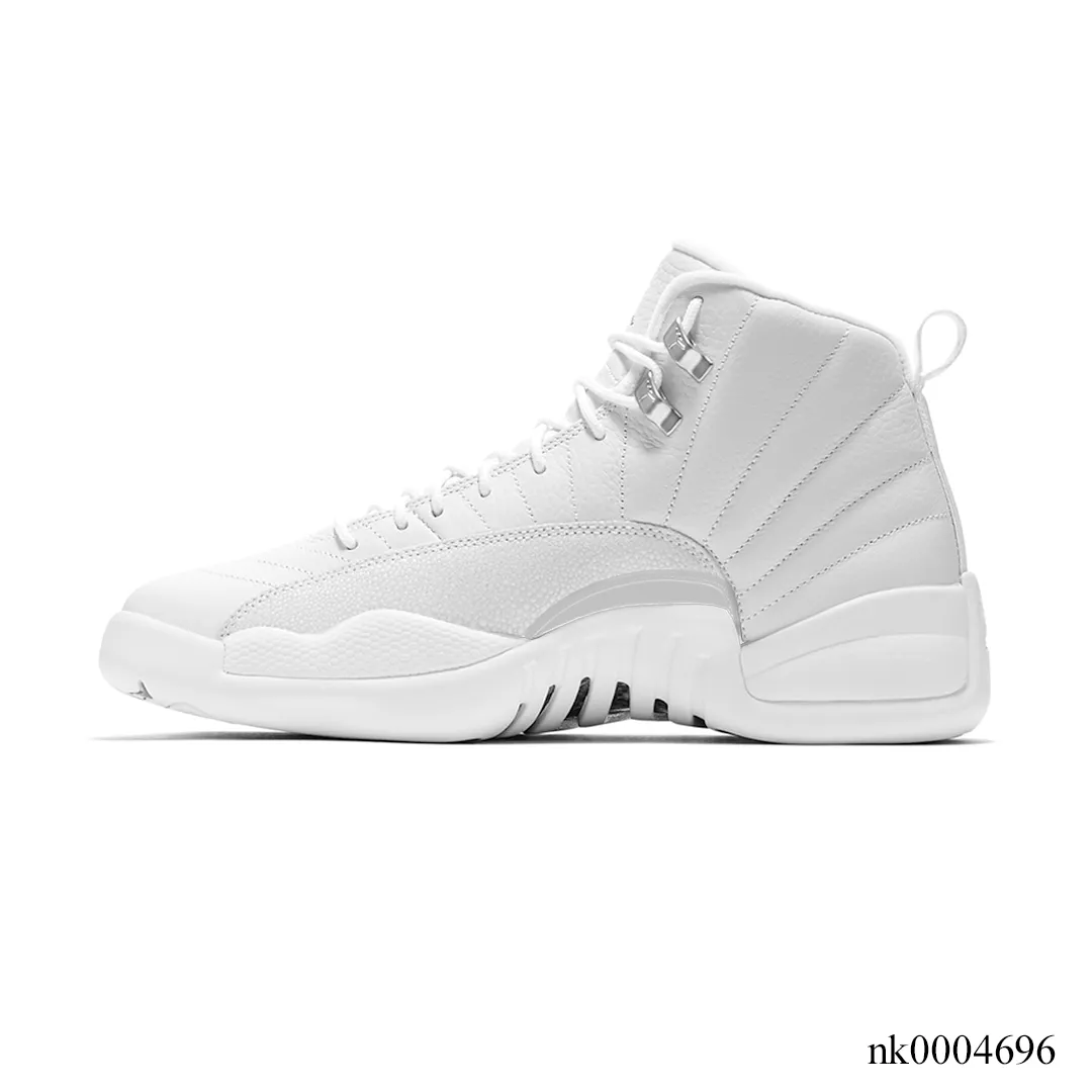 Air Jordan 12 Triple White Shoes Sneakers - nk0004696 - Image 2