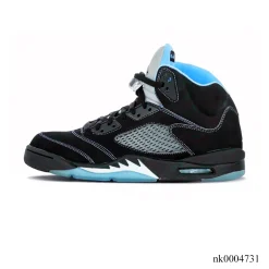 Air Jordan 5 Black UNC/ Black Carolina Shoes Sneakers - nk0004731 - Image 2