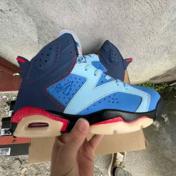 Awake NY x Air Jordan 6 “Midnight Navy”/“Blueberry” Shoes Sneakers - nk0005225 - Image 9