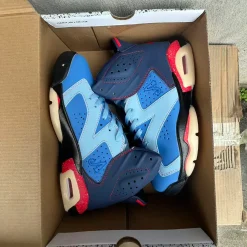 Awake NY x Air Jordan 6 “Midnight Navy”/“Blueberry” Shoes Sneakers - nk0005225 - Image 11