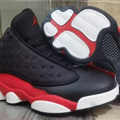 Air Jordan 13 Black Red White PE Shoes Sneakers - nk0005494 - Image 3