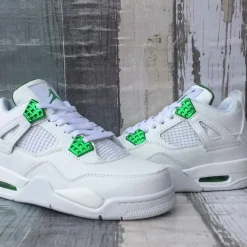 Air Jordan 4 Retro 'Metallic Green' Shoes Sneakers - nk0005497 - Image 3
