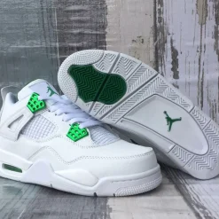 Air Jordan 4 Retro 'Metallic Green' Shoes Sneakers - nk0005497 - Image 4
