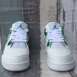 Air Jordan 4 Retro 'Metallic Green' Shoes Sneakers - nk0005497 - Image 8