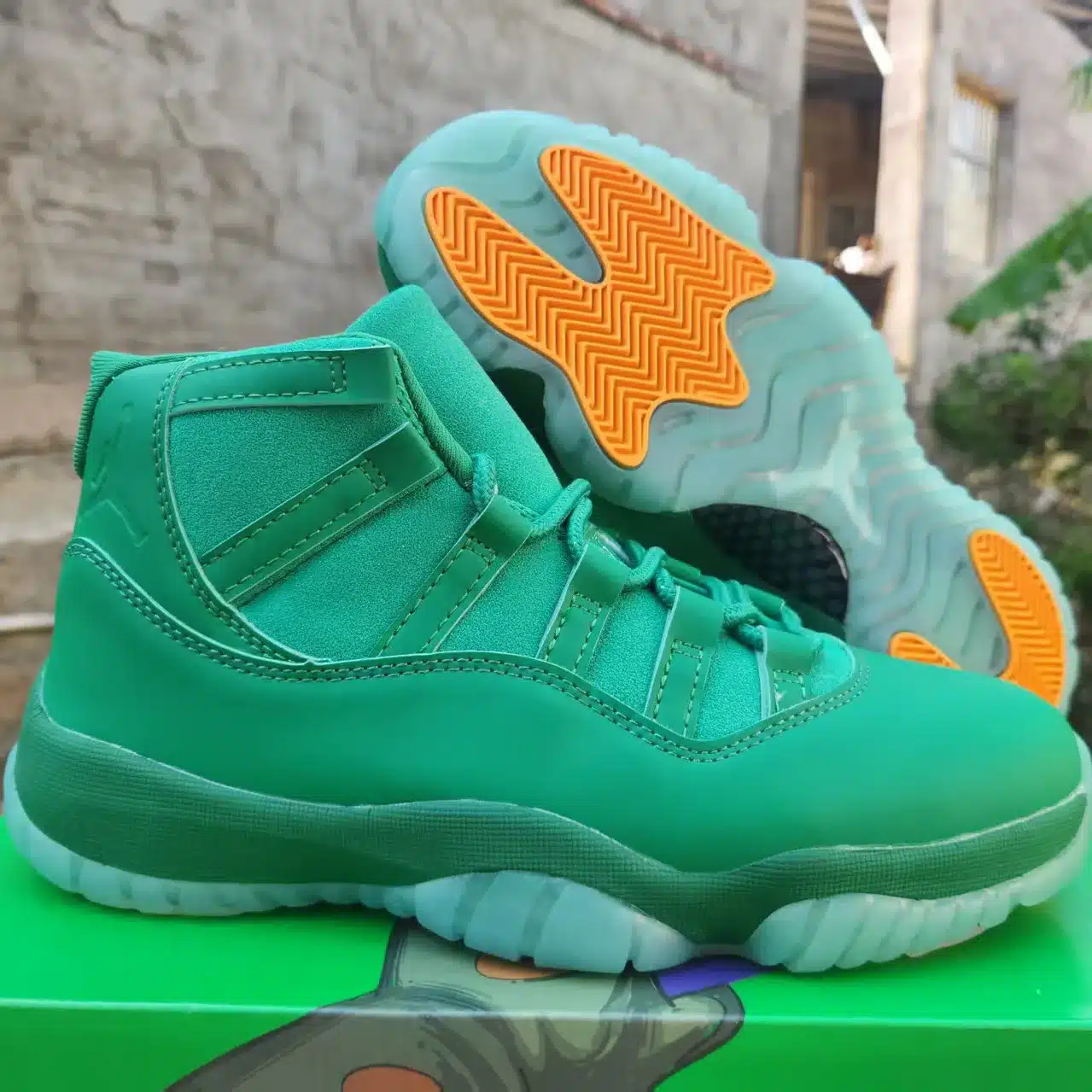 Air Jordan 11 “Green Screen” Shoes Sneakers - nk0005529 - Image 3