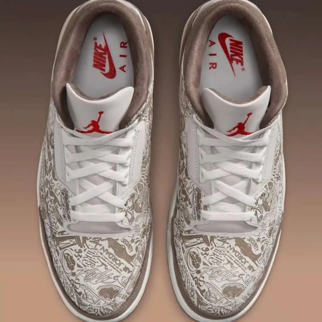 Air Jordan 3 Retro "Laser" Shoes Sneakers – nk0005537 - Image 6
